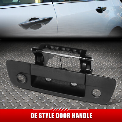ДЛЯ 13-22 CHRYSLER 200 RAM 1500-3500 ЧЕРНАЯ ТЕКСТУРИРОВАННАЯ РУЧКА ЗАДНЕЙ ДВЕРИ с ЗАМОЧНОЙ СКВАЖИНОЙ