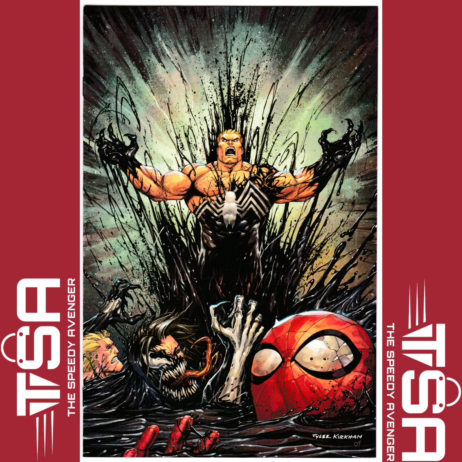 VENOM #6 (Vol 3) Tyler Kirkham C2E2 Virgin Modern Variant Exclusive EDDIE BROCK