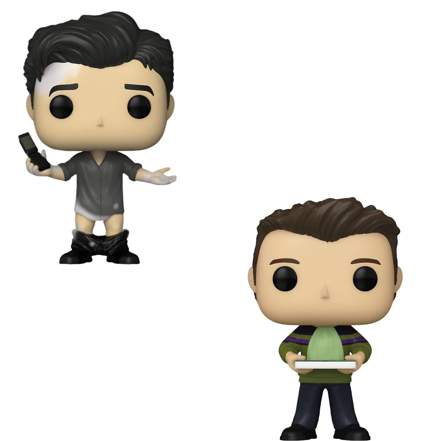 Funko Pop! В наборе 2 друга - Росс Геллер #1278 и Джоуи с пиццей #1275
