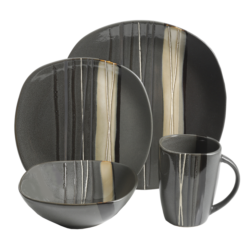 Better Homes & Gardens Bazaar Teal 16-Piece Dinnerware Set