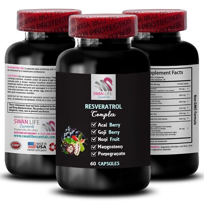 Noni - RESVERATROL COMLEX - Nutrient combination 1 Bottle 60 Capsules