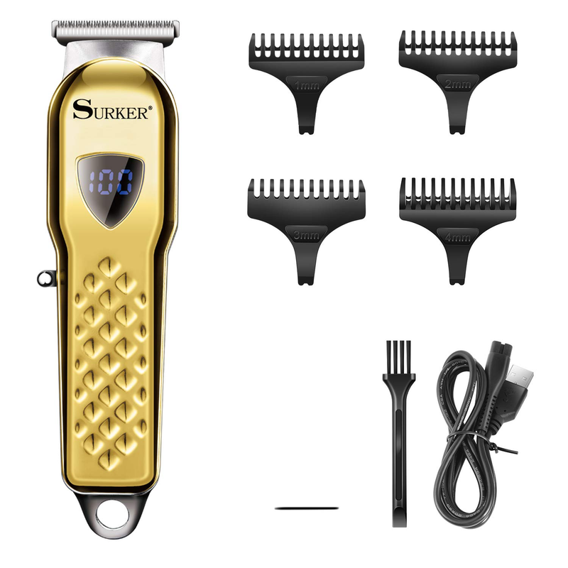 SURKER Electric ProHair Clippers Trimmer Cutting Grooming Kit Shaver Men Cordles
