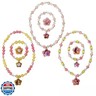 LUV HER Disney Princess Belle Girls Jewelry Set - Dress up 9 Piece Toy Jewelry Box Set with Bead Necklace, Bracelet and Ring - Play Accessories - Ages 3+