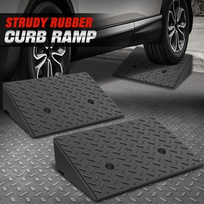Для склада/инвалидных колясок/автомобилей Резиновый порог подъездной дорожки высотой 5,5 м, Бордюрный пандус 2шт