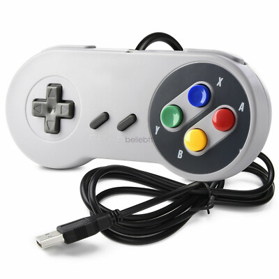 USB SNES Gamepad NES N64 NGC Controller for PC Mac Raspberry Pi Wired/ Wireles