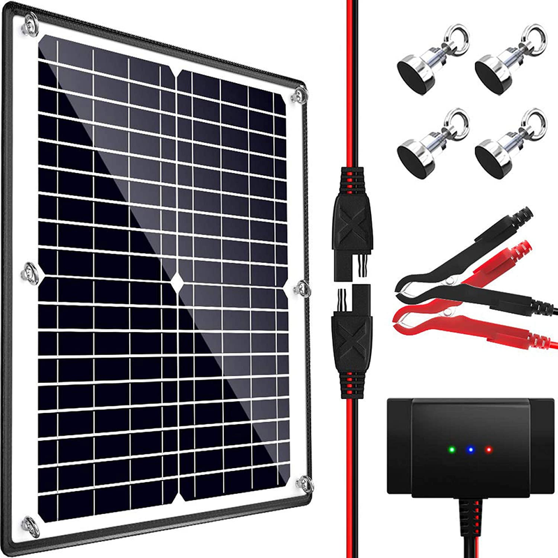 Solar Panel Kit Charge Controller Waterproof Solar Battery For Car Boat 20W NEW