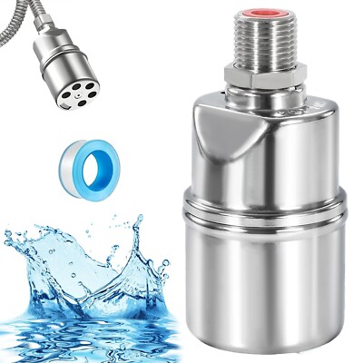 1/2'' Automatic Water Level Control Valve - 304 Stainless Steel Mini Float Valve