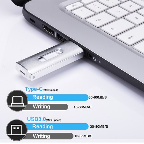 32GB Type C USB3.0 Flash Drive OTG Memory Stick Pendrive for Type-C Smart Phones