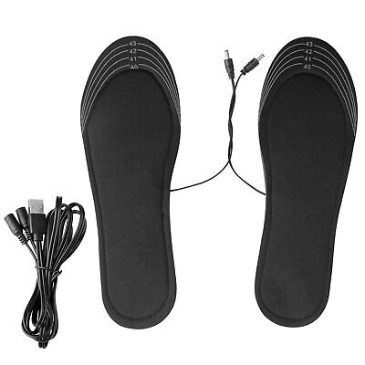 Winter USB Electric Heated Shoe Insoles Warm Socks Feet Heater Foot Warmer Pads