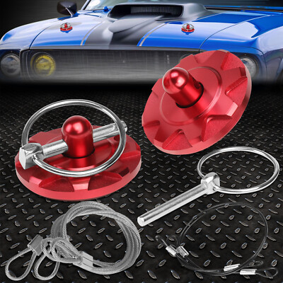 ПАРА КРАСНЫХ АЛЮМИНИЕВЫХ КАБЕЛЕЙ JDM COSMETIC MODS ИЗ АЛЮМИНИЯ РАЗМЕРОМ 60 x 28 ММ С КОНТАКТНЫМИ ОТВЕРСТИЯМИ ДЛЯ ВЫТЯЖКИ С ЛЕНТОЙ