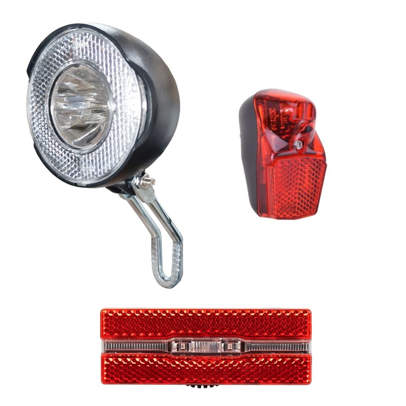 Led Beleuchtung Set Batteriebetrieben Fahrradlicht 30 Lux Vorderlicht RÃ¼Cklicht