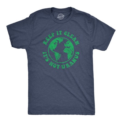 Mens Earth Day T Shirt Cool Green Recycling Nature Lovers Graphic Novelty Tee