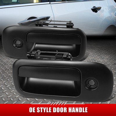 [2ШТ] ДЛЯ 03-09 EXPRESS SAVANA ЧЕРНЫЕ ГЛАДКИЕ РУЧКИ ДЛЯ ПЕРЕДНЕЙ ЛЕВОЙ И ПРАВОЙ ДВЕРЕЙ