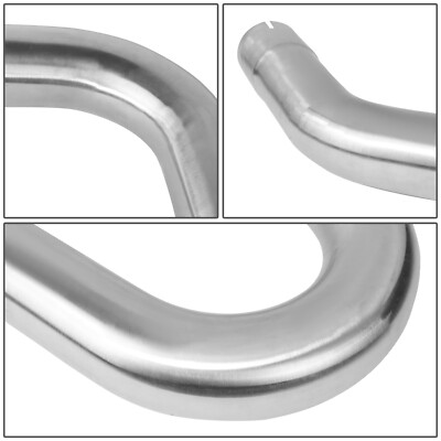 16Pcs 3"OD Stainless Mandrel Bend Straight U-Bend Custom Exhaust Tubing Pipe Kit