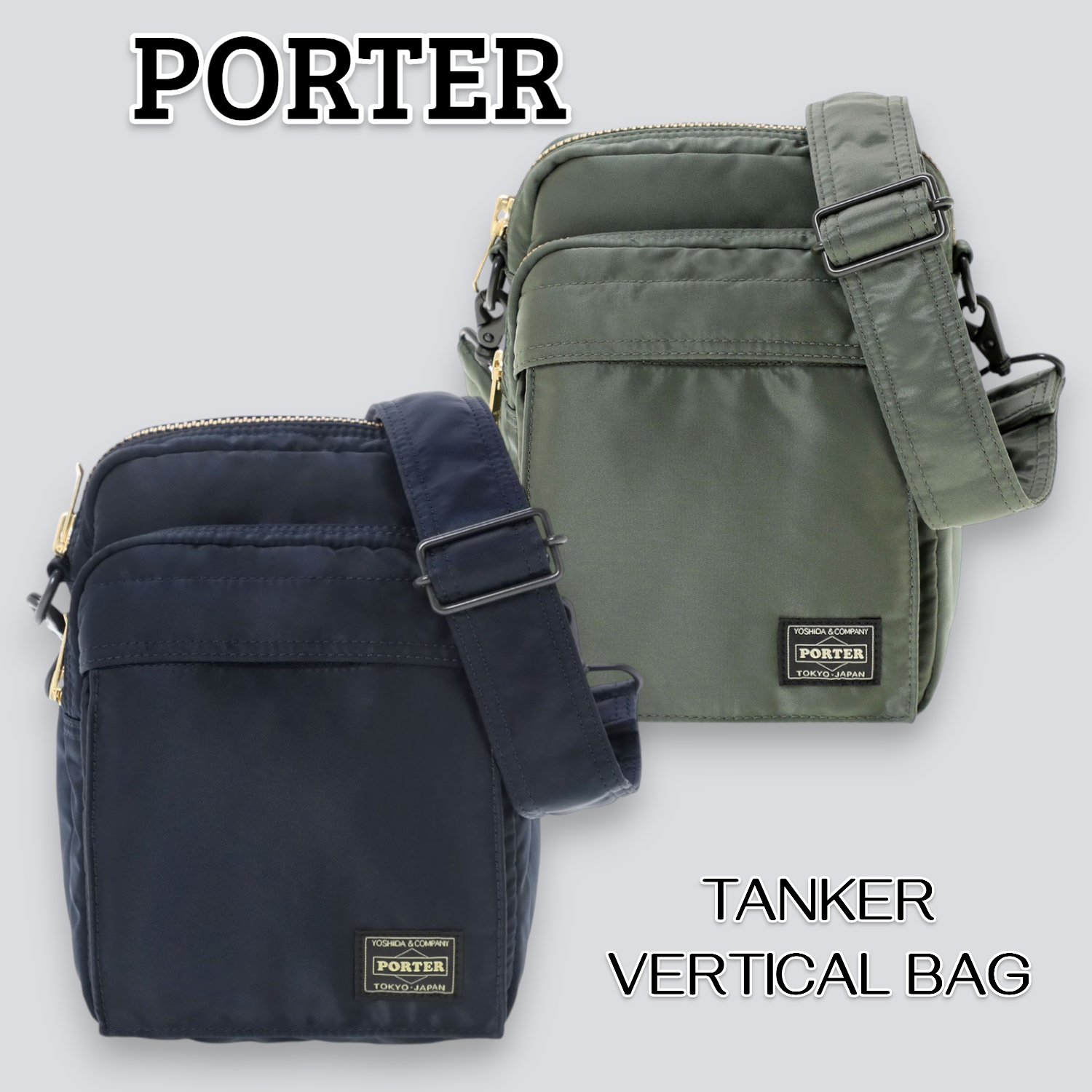PORTER YOSHIDA TANKER VERTICAL BAG 622-27845 Unisex Made in PORTER YOSHIDA TANKER VERTICAL BAG 622-27845 Unisex Made in