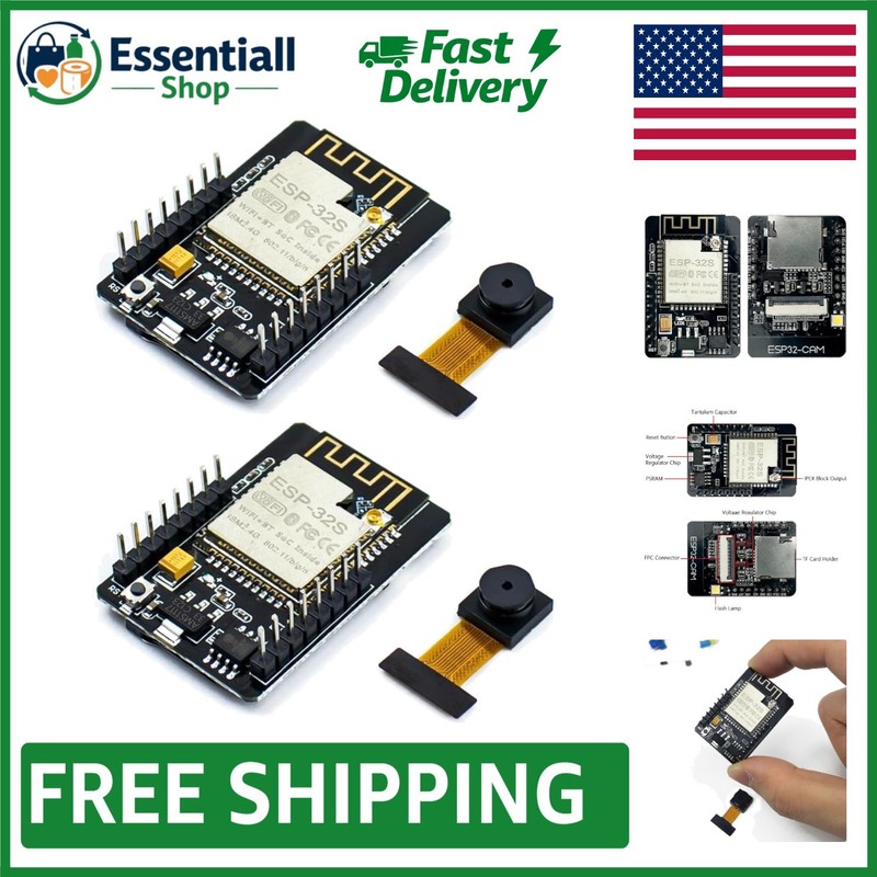 ESP32-CAM Development Kit - WiFi Bluetooth Modules with Camera for