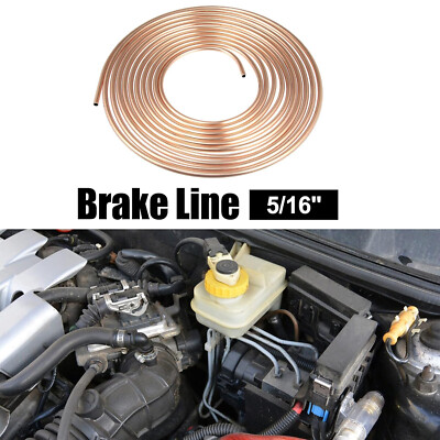 5/16'' Copper Nickel 25 Feet Roll Coil Brake Fuel and Trans Line/Tubing