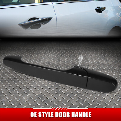 ДЛЯ 08-16 CHEVY IMPALA LIMITED ЧЕРНАЯ ГЛАДКАЯ РУЧКА ТЯГИ ЗАДНЕЙ ЛЕВОЙ ВОДИТЕЛЬСКОЙ ДВЕРИ