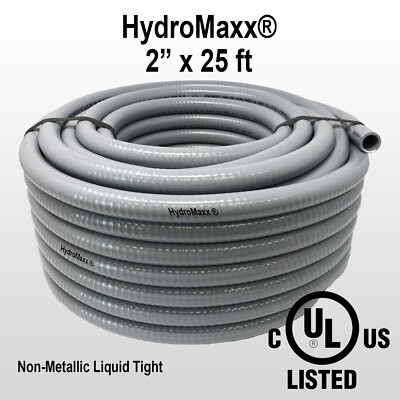 2'' x 25'  Flexible Liquid Tight, Non-Metallic Electrical Conduit - UL Listed