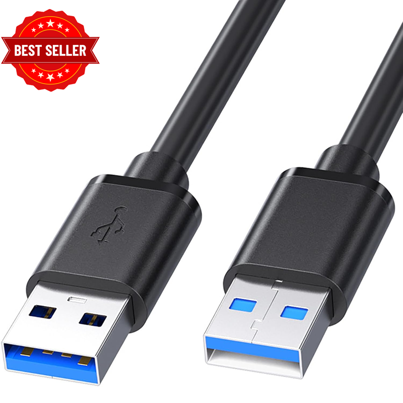 USB to USB Cable, USB 3.0 Male to Male Type a to Type a Double Sided USB Cord fo