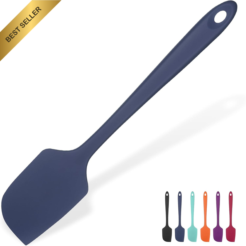 315℃ Silicone Large Spatula for Kitchen Baking (Midnight Blue)