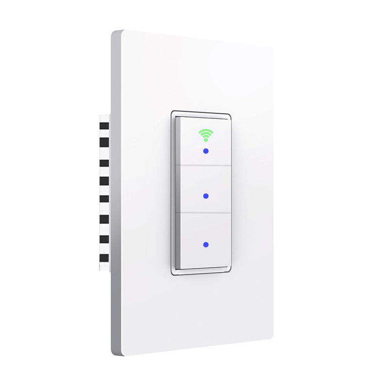 Smart Light Switch,Wifi Wall Light Switch, Easy Installation and APP
