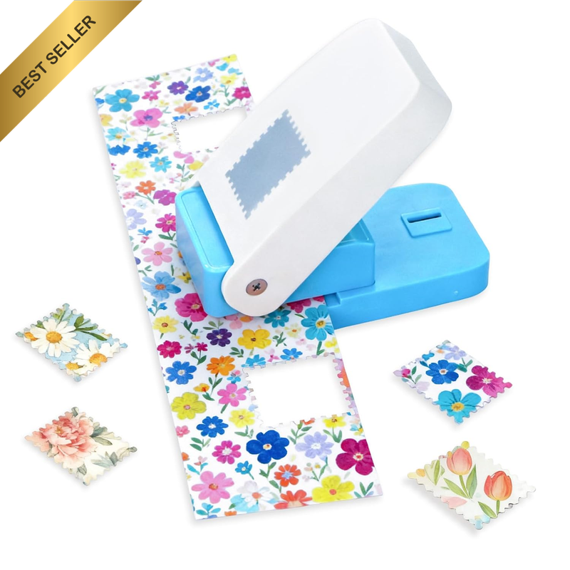 Stamp Punch Cutter Square Paper Punch for Card Making and Scrapbooking Supplies,