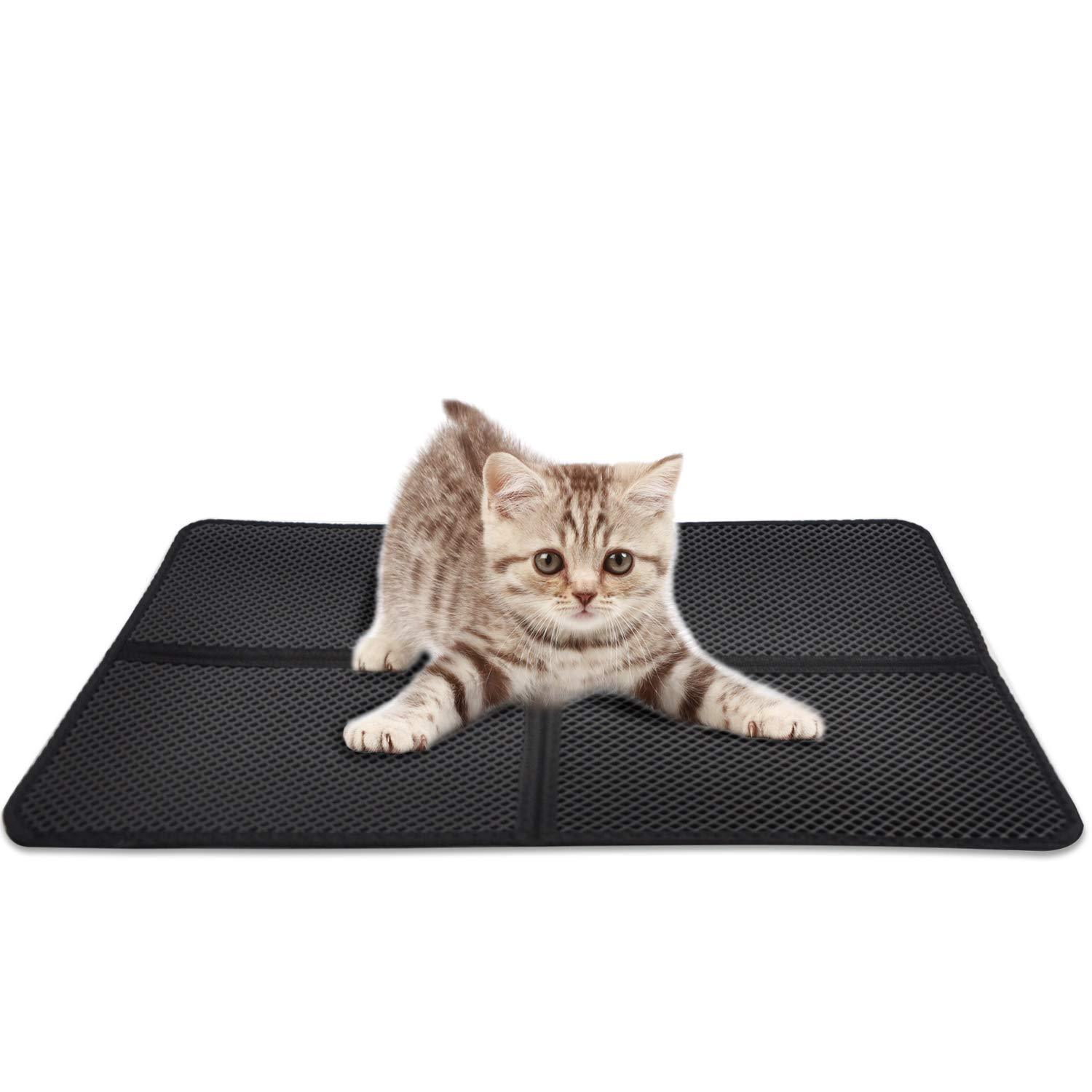 Waterproof Double-Layer Cat litter Mat Pet Kitten ...
