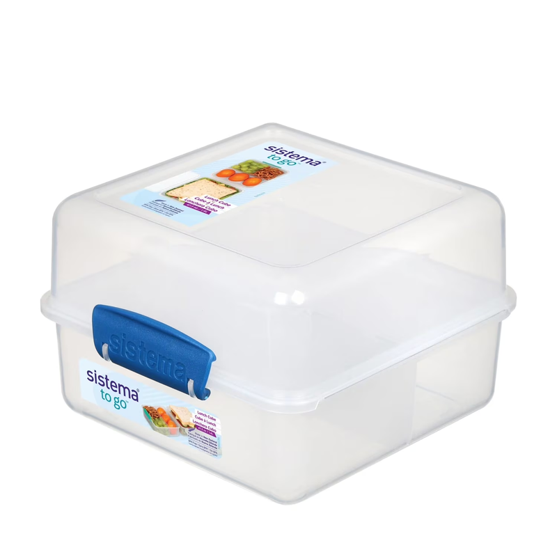 To-Go 5.9 Cup Lunch Cube Plastic Food Storage Containers