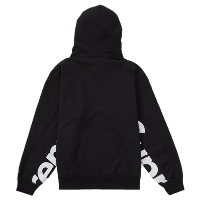 Pre-owned Supreme Cropped Panels Hooded Sweatshirt Mens Style : Ss22sw27 In Black