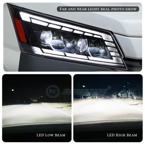 Hiace gran cabin の右左へットライトled Full LED Head Lights For Toyota Hiace 6th 2019-2023