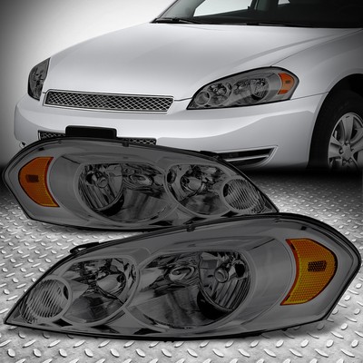 Для 06-16 Chevy Impala/Лимитированные фары в стиле Monte Carlo OE дымчатого/янтарного цвета