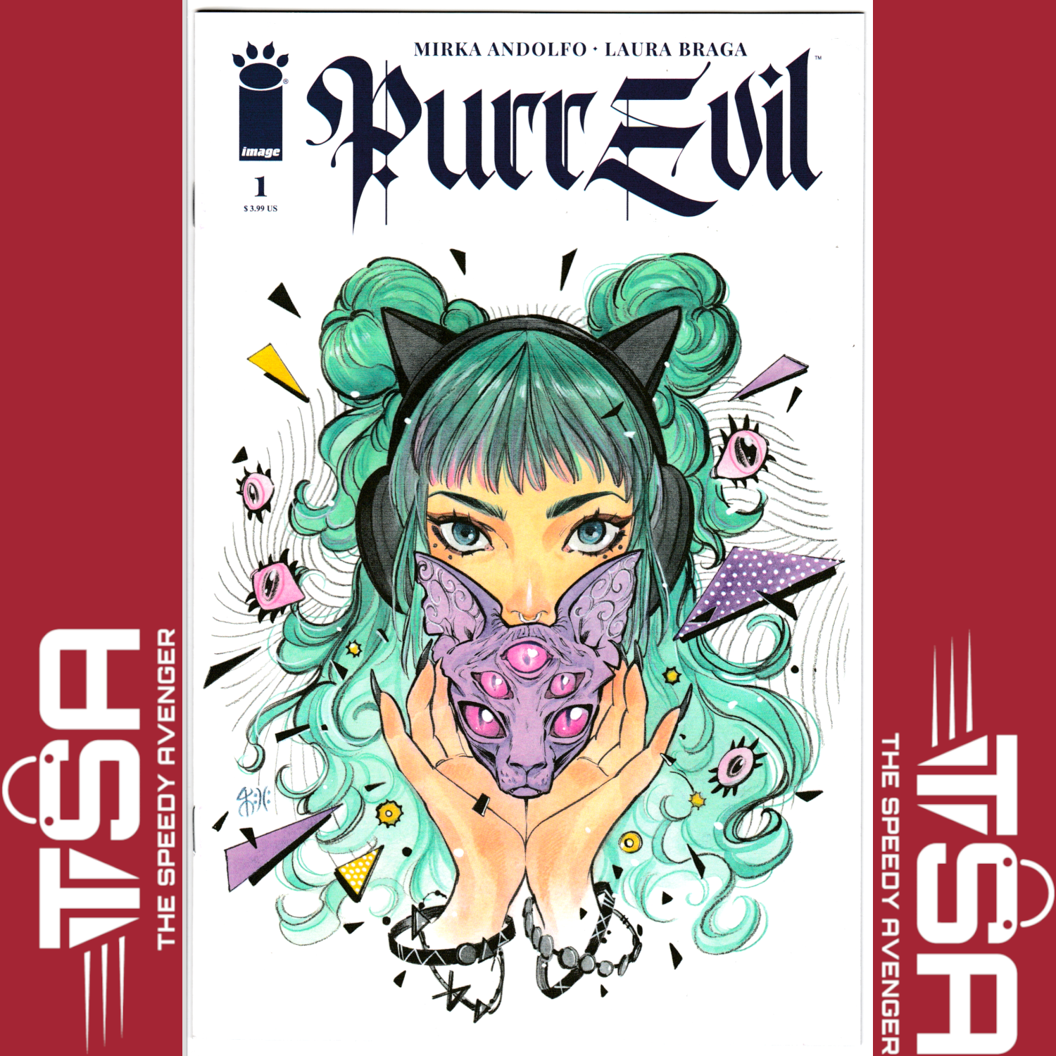 PURR EVIL #1 Peach Momoko Variant C Image Comics Miniseries 2023 Mirka Andolfo