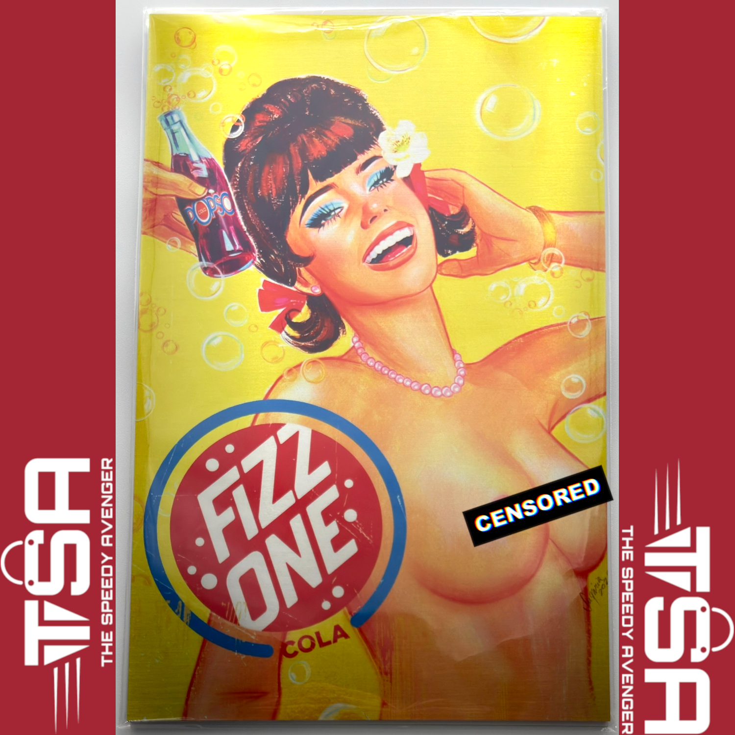 POP KILL #1 (Mad Cave) Suspiria Vilchez Spicy NSFW Naughty Metal Variant Ltd 10