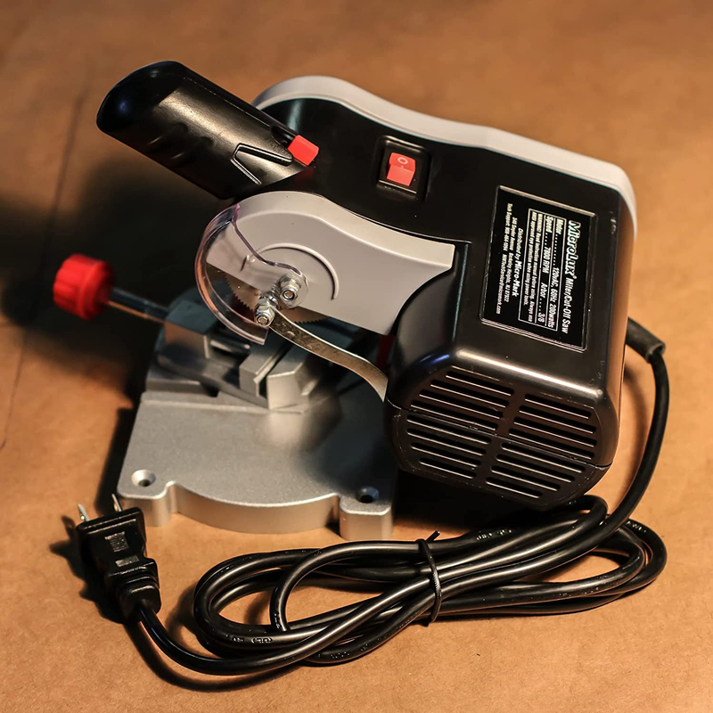Microlux&reg; Mini Miter/Cut-Off Saw, Includes a Powerful 7800 Rpm Motor, Has Precis