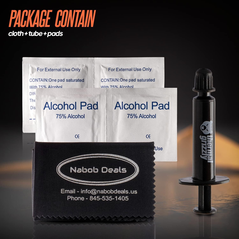 Thermal Grizzly Kryonaut - High Performance Thermal Paste for Cooling Processor