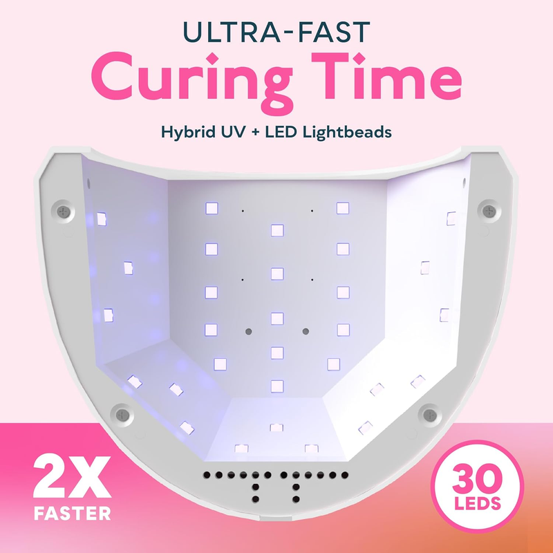 UV LED Nail Lamp,  Gel Nail Light for Nail Polish UV Dryer with 3 Timers SUNone