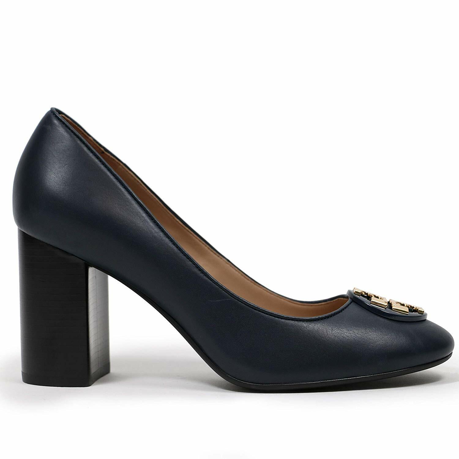 Tory Burch Janey 85mm Pump Womens Leather Heel Shoes Pumps Women