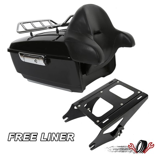 Багажник King Pack для Harley Davidson Tour Pak Street Glide 14-24 Черный