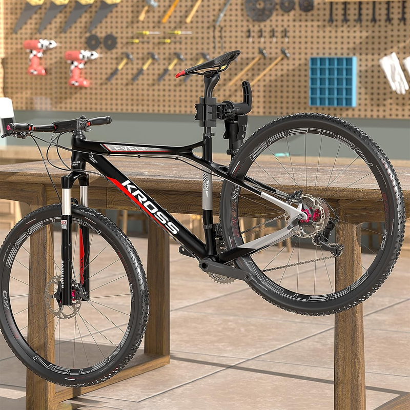 Bike Repair Stand (Max 88Lbs) - Bench/ Wall Mount Bike Workstand - E Bike Repair