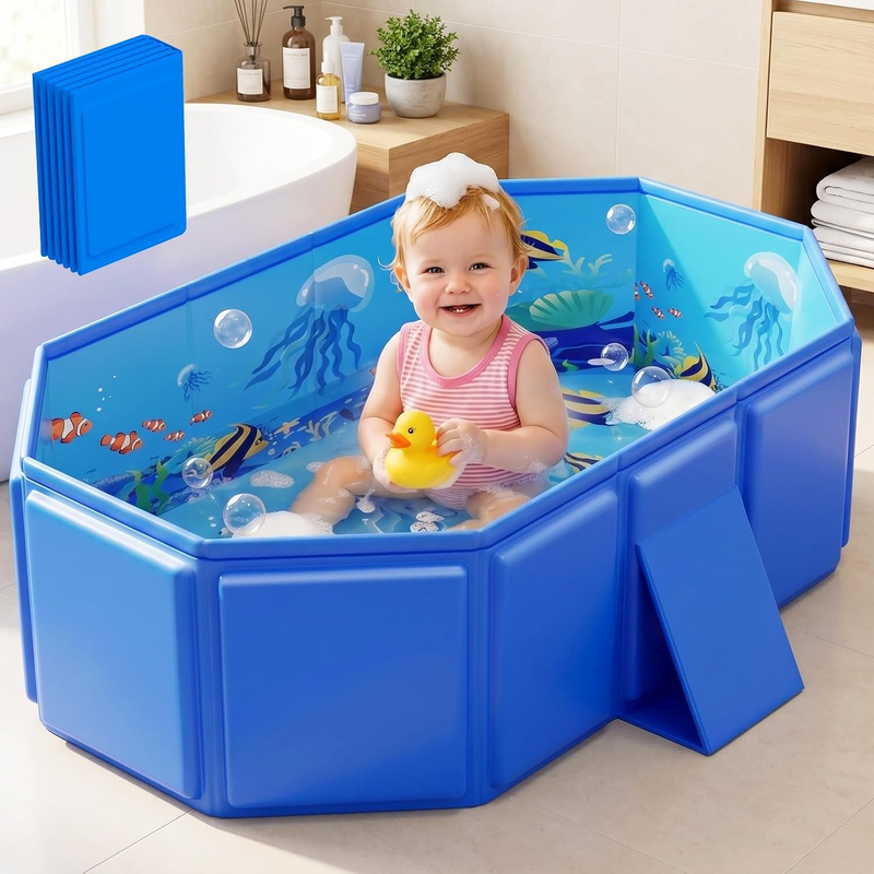 2026 Toddler Bath Tub for Shower, Portable Bathtub for Kids, Toddler,Thickened T