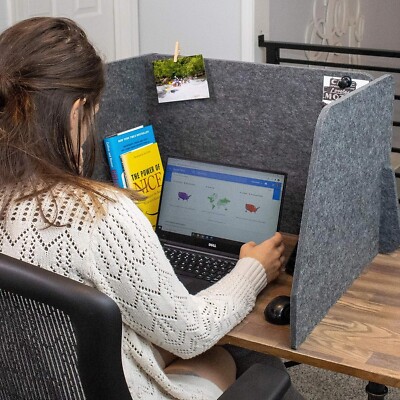 Practical Products - Acoustic Partition - Sound Reducing Absorbing Desk Divider