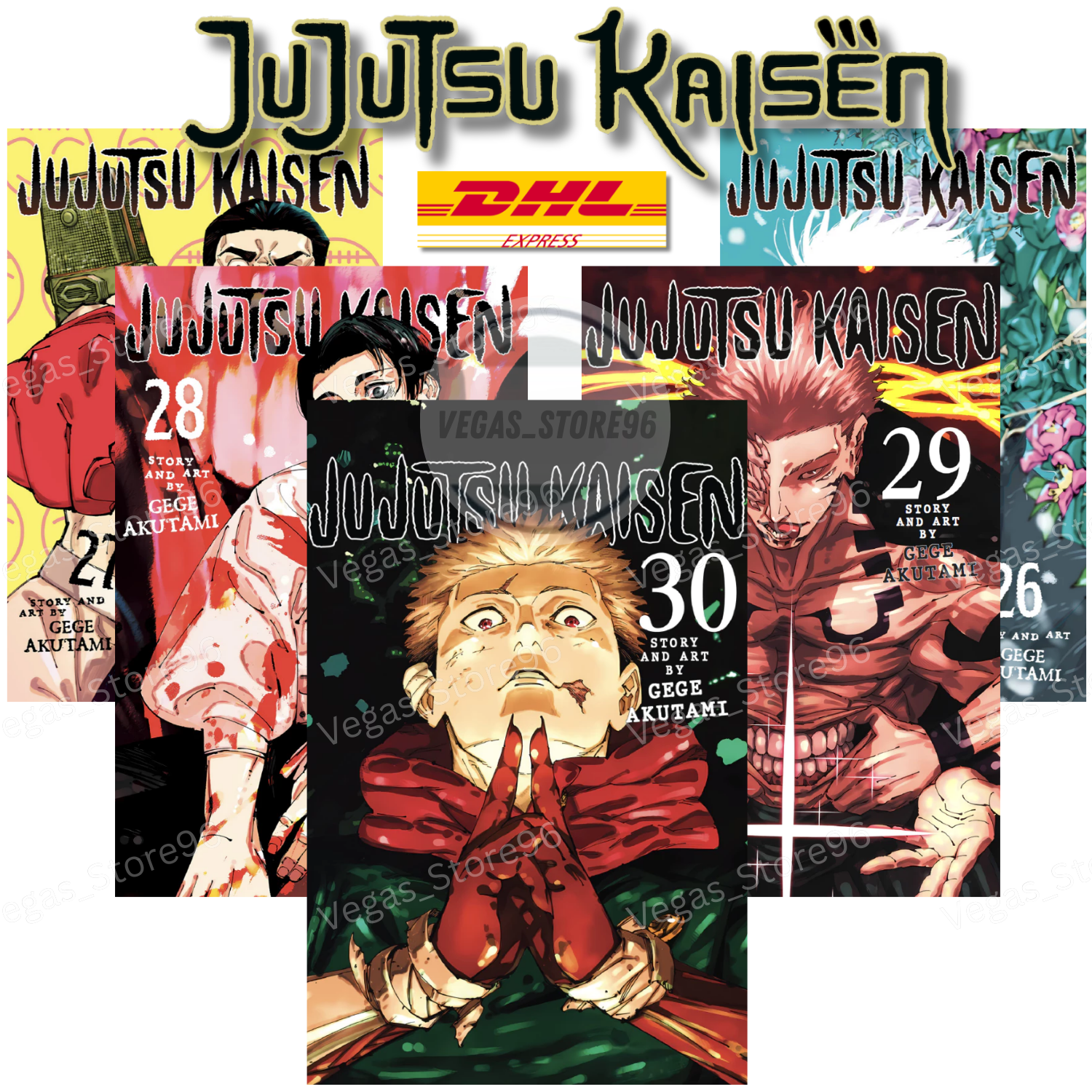 呪術廻戦 英語版 ペーパーバック コミック Jujutsu Kaisen 英語ペーパーバック『呪術廻戦/Jujutsu Kaisen』五条悟表紙 vol