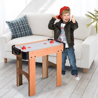 Mesa de Air Hockey Juego de Mesa de Madera con Accesorios 74.5x36.5x64.5cm