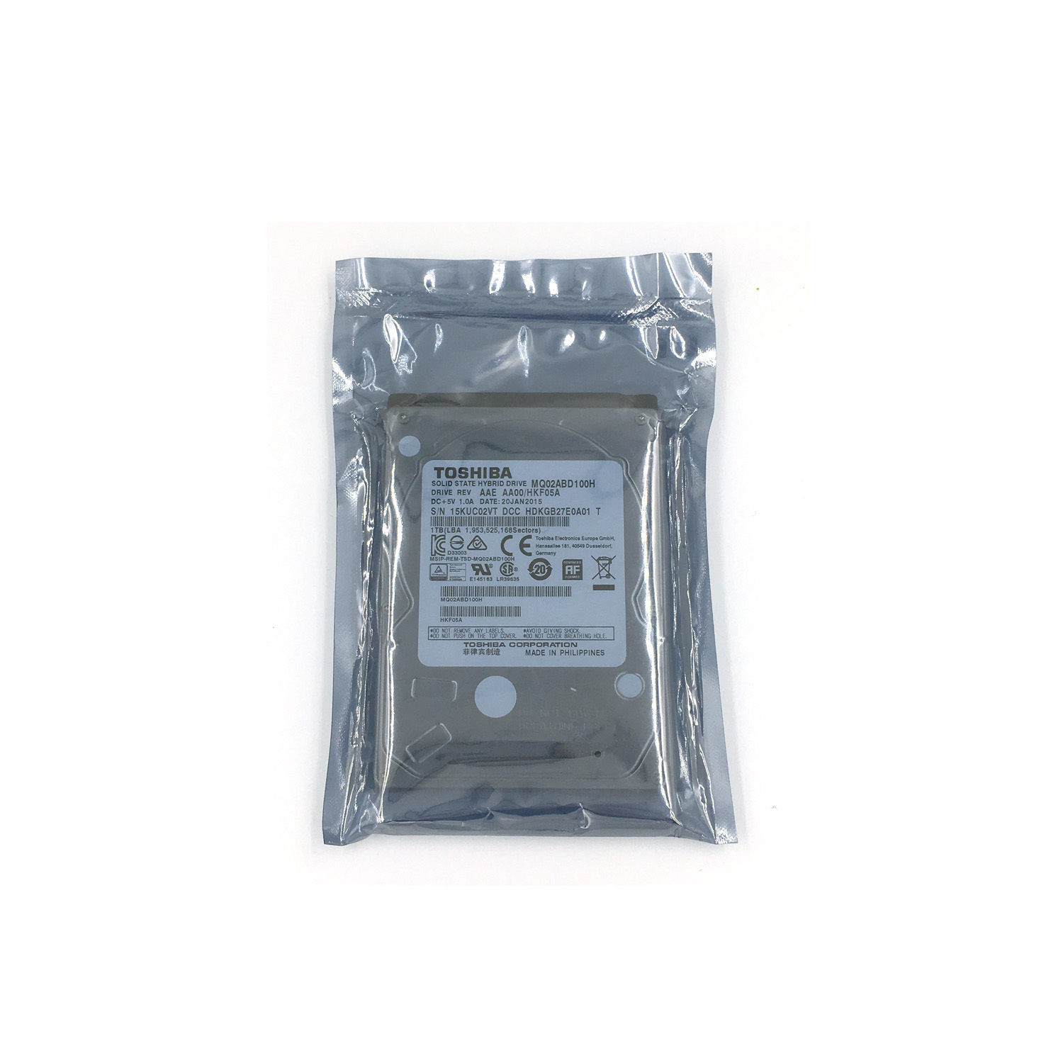 新品未使用　TOSHIBA MQ02ABD100H　ssd 1TB Original Toshiba 1TB MQ02ABD100H 64MB 8GB SATA 2.5