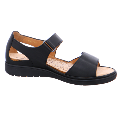 GANTER GANTER DAMEN SANDALETTEN GINA SANDALETTE SCHWARZ 200141-0100 SCHWARZ 419332