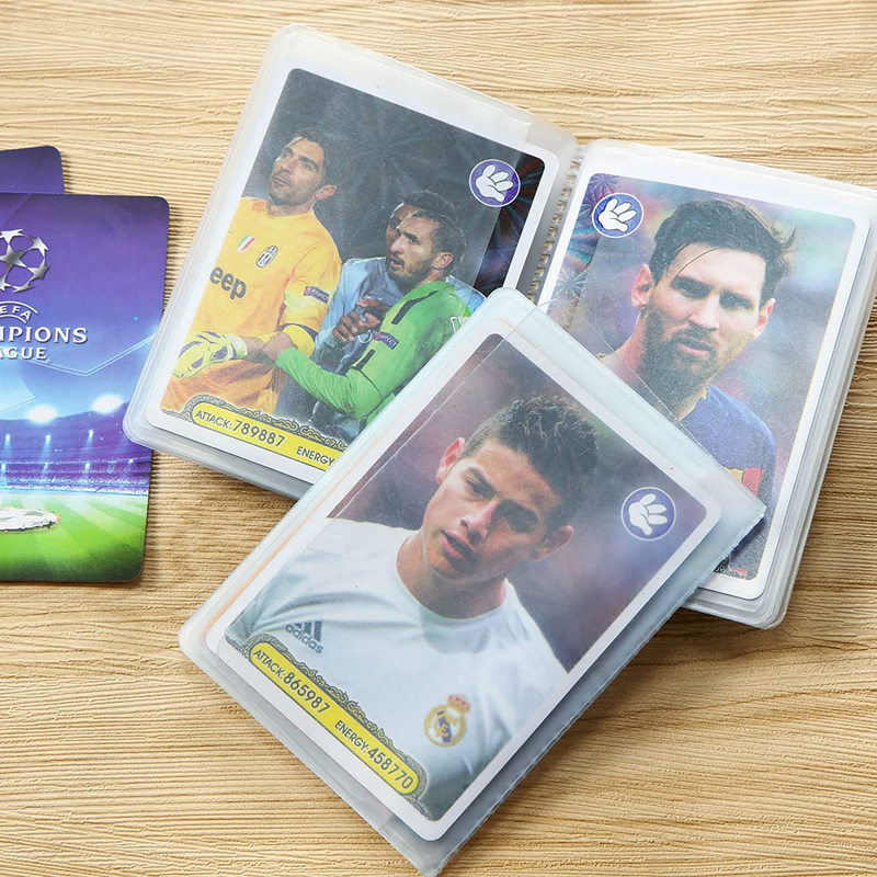 4 Packs 6 Page Wallet Insert Plastic Credit Card Holder Wallet Credit Card Slee