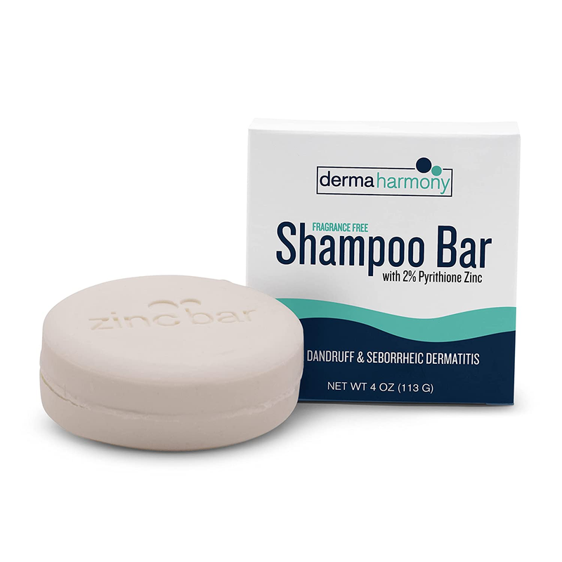 2% Pyrithione Zinc Shampoo Bar for Dandruff and Seborrheic Dermatitis - Fragranc