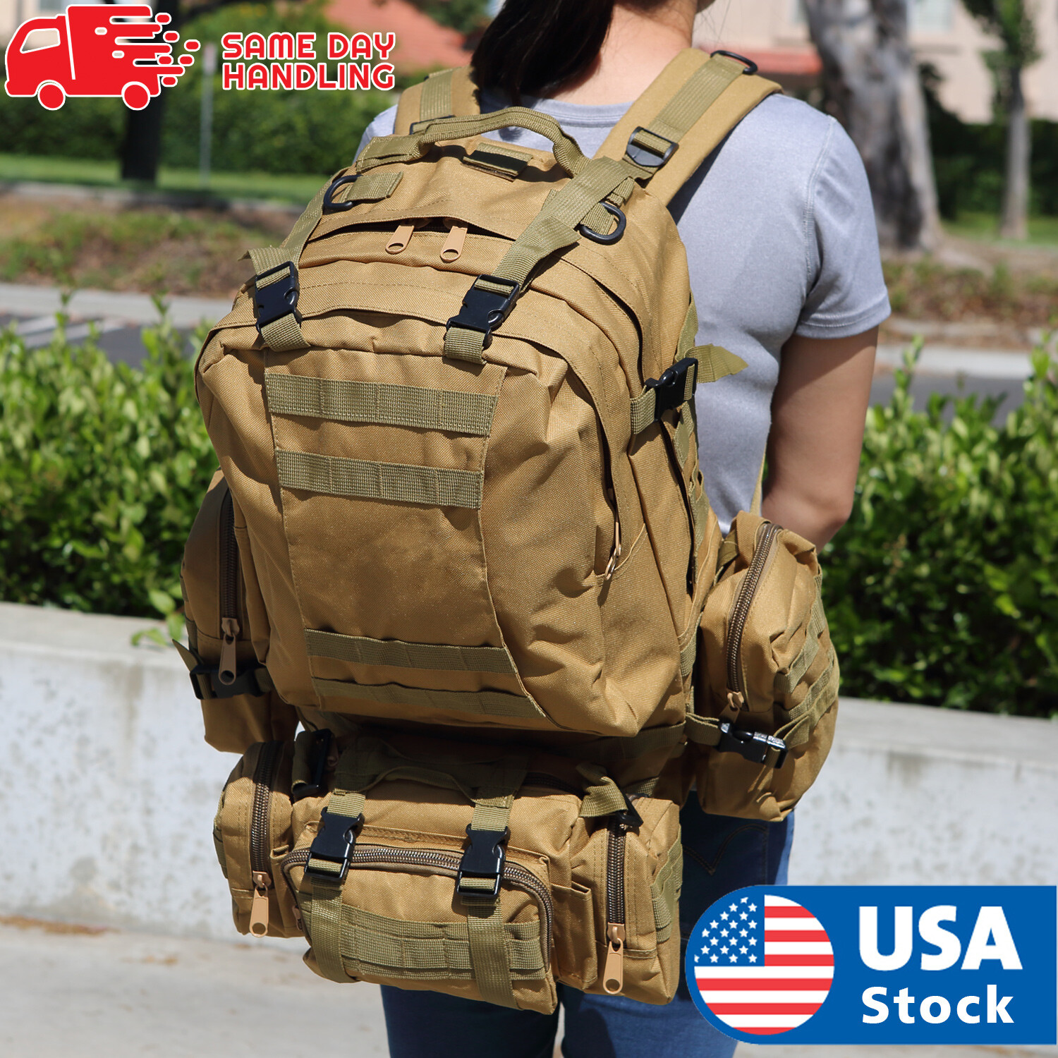 55l molle backpack