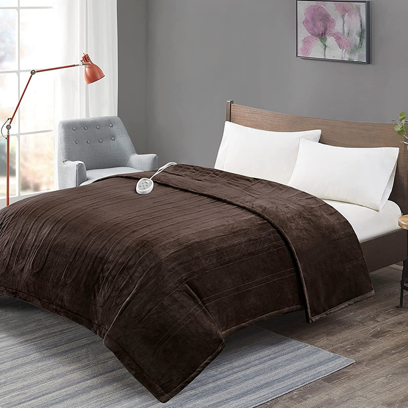 California King Electric Blanket with Dual Controls, Heated 